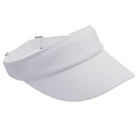 Beechfield Unisex Sports Visor / Headwear / White - Picture 1 of 5